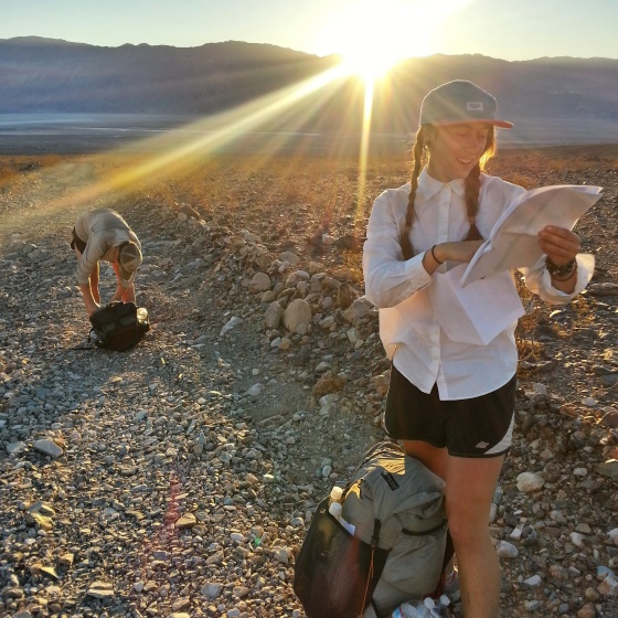 Jess and Chance- morning navigation near Shorty's well